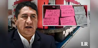 Misteriosa caja en Poder Judicial en Junín movilizó a la PNP: tenía mensajes alusivos a Cerrón