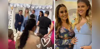 Brunella Horna y Richard Acuña celebran el baby shower y revelan el nombre de su hijo