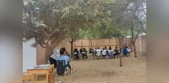 Piura: alumnos deben estudiar bajo árboles para evitar golpe de calor Piura: alumnos deben estudiar bajo árboles para evitar golpe de calor