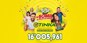 La Tinka resultados: mira AQUÍ el sorteo del domingo 15 de octubre de 2023 La Tinka resultados: mira AQUÍ el sorteo del domingo 15 de octubre de 2023
