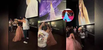 Quinceañera baila su vals en cine durante proyección de concierto de Taylor Swift: “Una real fan” Quinceañera baila su vals en cine durante proyección de concierto de Taylor Swift: “Una real fan”