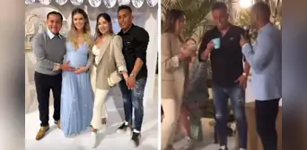 Christian Cueva asistió al baby shower de Brunella Horna y 'Giselo' le juega broma: “Con cerveza no” Christian Cueva asistió al baby shower de Brunella Horna y 'Giselo' le juega broma: “Con cerveza no”