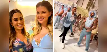 Brunella Horna es sorprendida por Edson Dávila al invitar strippers a su baby shower Brunella Horna es sorprendida por Edson Dávila al invitar strippers a su baby shower