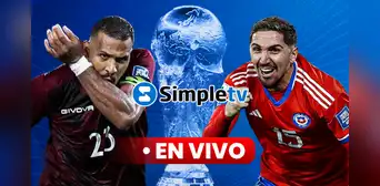 Simple TV EN VIVO: ¿a qué hora juega Venezuela vs. Chile por las Eliminatorias Sudamericanas 2026?