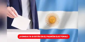 Elecciones Argentina 2023: consulta si estás en el padrón electoral para los comicios generales