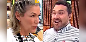 Giacomo da consejo a Mónica Zevallos, pero ella lo cuestiona: “Habrá que preguntarle a un chef”