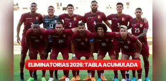 [EN VIVO] Tabla Eliminatorias 2026: ¿en qué posición está Venezuela?