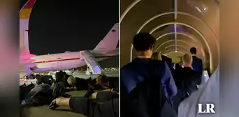 Evacúan avión en el que iba canciller alemán Olaf Scholz por alerta de ataque en Israel Evacúan avión en el que iba canciller alemán Olaf Scholz por alerta de ataque en Israel