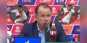 Juan Reynoso y su duro comentario contra Joao Grimaldo y Bryan Reyna: "No están ni para 60 minutos"