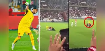 Gallese respondió por qué botó el celular del hincha: "Le faltó el respeto a nuestros colores"