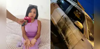 Cantante de mariachis denuncia que delincuentes incendiaron su camioneta en Piura Cantante de mariachis denuncia que delincuentes incendiaron su camioneta en Piura