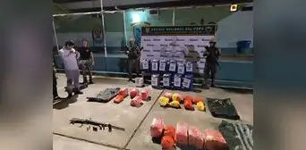 Vraem: decomisan casi media tonelada de cocaína a una mafia internacional del narcotráfico Vraem: decomisan casi media tonelada de cocaína a una mafia internacional del narcotráfico