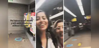 Peruanas bajan en la estación Javier Prado del Metropolitano de Lima y quedan encerradas: “Suele pasar” Peruanas bajan en la estación Javier Prado del Metropolitano de Lima y quedan encerradas: “Suele pasar”
