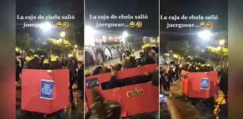 Jóvenes la rompen con disfraz de caja de chelas en Ayacucho y se viralizan en redes: “¡Hagámoslo!” Jóvenes la rompen con disfraz de caja de chelas en Ayacucho y se viralizan en redes: “¡Hagámoslo!”