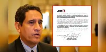 Mesías Guevara rechaza posible remoción de miembros de la JNJ: "No a la ruptura de poderes" Mesías Guevara rechaza posible remoción de miembros de la JNJ: "No a la ruptura de poderes"