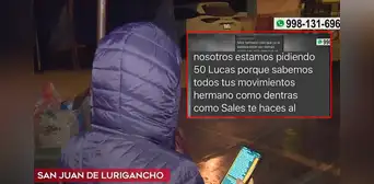 SJL: extorsionadores balean casa de empresaria y le exigen S/50.000 en pleno estado de emergencia SJL: extorsionadores balean casa de empresaria y le exigen S/50.000 en pleno estado de emergencia