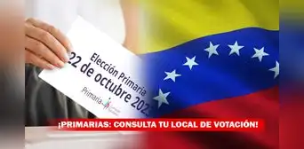 ¿Dónde voto en las Primarias 2023 en Venezuela? LINK de consulta de la Comisión Nacional ¿Dónde voto en las Primarias 2023 en Venezuela? LINK de consulta de la Comisión Nacional