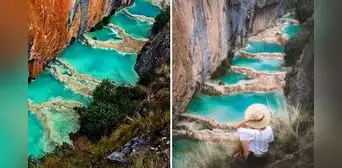 Muestran el nuevo color de las aguas turquesas de Millpu en Ayacucho tras lluvias