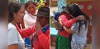 Abuela de Apurímac se reencuentra con su nieta adoptada por familia noruega: "¿Por qué no te quedas conmigo?"