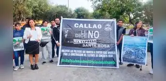 Vecinos del Callao protestan por proyecto nueva Vía Expresa Santa Rosa Vecinos del Callao protestan por proyecto nueva Vía Expresa Santa Rosa