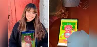 Profesora peruana de 24 años creó robot con IA para colegios rurales: "Esta adaptado al currículo nacional"