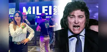 Patricia Chirinos viajó a Argentina y apoyó a Javier Milei durante las elecciones