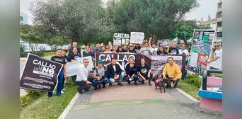 Callao: vecinos acatan plantón y se oponen a la futura vía expresa Santa Rosa Callao: vecinos acatan plantón y se oponen a la futura vía expresa Santa Rosa
