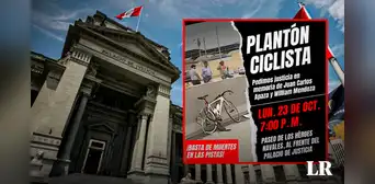 ¡Buscan justicia!: realizarán plantón tras muerte de 2 ciclistas en accidente en la Panamericana Sur