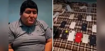 Liberan a 'Gordo Choy' a pesar de poseer 21 celulares robados de alta gama para revenderlos Liberan a 'Gordo Choy' a pesar de poseer 21 celulares robados de alta gama para revenderlos