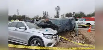 Lurín: choque en Panamericana Sur deja 2 muertos y más de 10 heridos