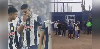 Barristas de Alianza Lima ingresaron al entrenamiento para reunirse con jugadores tras fiesta