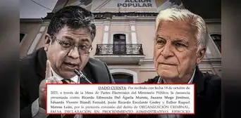 Acción Popular: Congresista denuncia a dirigentes por presunta organización criminal Acción Popular: Congresista denuncia a dirigentes por presunta organización criminal