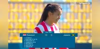 Paraguay goleó 10-0 a Jamaica por el fútbol femenino de los Juegos Panamericanos 2023