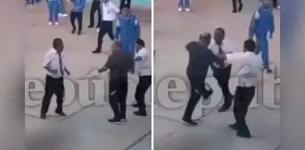 Profesores del colegio Pedro Labarthe en Chiclayo se agarraron a golpes frente a sus alumnos