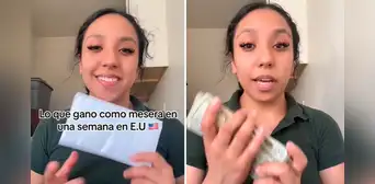 Mexicana revela cuánto dinero gana como mesera en EE. UU. y sorprende en redes : "Ya no tengo deudas" Mexicana revela cuánto dinero gana como mesera en EE. UU. y sorprende en redes : "Ya no tengo deudas"