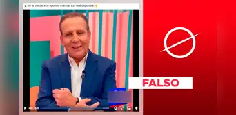 Doctor Alberto Tejada no promueve en TV “método” para adelgazar rápido: es un montaje Doctor Alberto Tejada no promueve en TV “método” para adelgazar rápido: es un montaje