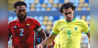 Brasil venció 2-0 a Colombia en la fecha 2 de los Juegos Panamericanos Santiago 2023 Brasil venció 2-0 a Colombia en la fecha 2 de los Juegos Panamericanos Santiago 2023