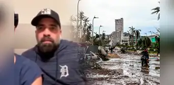Esposo de Laura Spoya narra el terrible momento que vivió por el huracán Otis: "Pensé que iba a morir"