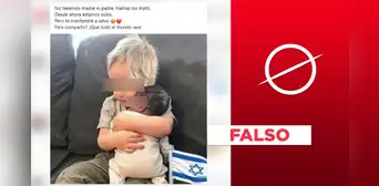 Imagen de niños "solos" no se capturó en la actual guerra de Israel y Hamás Imagen de niños "solos" no se capturó en la actual guerra de Israel y Hamás