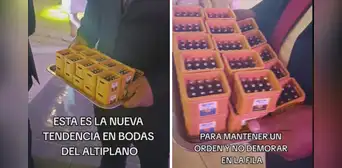 ¿Cuál es la nueva tendencia de minicajas de cerveza en bodas de Puno que ha causado sensación?