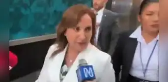 Dina Boluarte: "Cada vez que uno sale afuera no se va de paseo, vamos a trabajar" Dina Boluarte: "Cada vez que uno sale afuera no se va de paseo, vamos a trabajar"