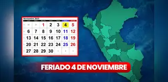 Feriado 4 de noviembre: ¿cuál es la única ciudad del Perú que tiene este día libre y por qué?