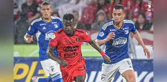 América de Cali ganó 1-0 a Millonarios y se consolida en el segundo lugar de la Liga BetPlay