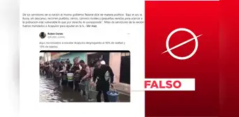 Funcionarios mexicanos no “desaguaron a cubetas” el agua acumulada tras huracán Otis en Acapulco