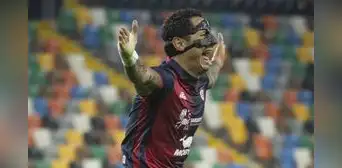 Cagliari le puso un extraordinario apodo a Lapadula y le dedicó emotivas palabras tras su gol