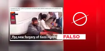 Video no evidencia a Hamás poniendo “sangre falsa” a gazatíes en la actual guerra