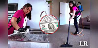 Peruana revela cuánto gana como trabajadora de limpieza en Australia y sorprende en redes Peruana revela cuánto gana como trabajadora de limpieza en Australia y sorprende en redes