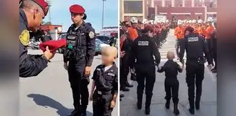 PNP cumplió sueño de niño cusqueño con cáncer al ser policía por un día: “¡Eres un guerrero!” PNP cumplió sueño de niño cusqueño con cáncer al ser policía por un día: “¡Eres un guerrero!”