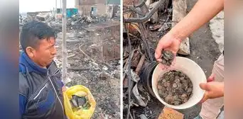 Hombre pierde S/10.000 destinados a estudios de su hija en incendio y BCR lo ayuda a recuperarlos Hombre pierde S/10.000 destinados a estudios de su hija en incendio y BCR lo ayuda a recuperarlos