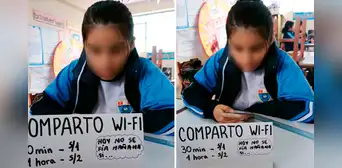 Escolar alquila WI-FI a compañeros de colegio en PERÚ y en redes sociales dicen: "Mente de tiburón" Escolar alquila WI-FI a compañeros de colegio en PERÚ y en redes sociales dicen: "Mente de tiburón"